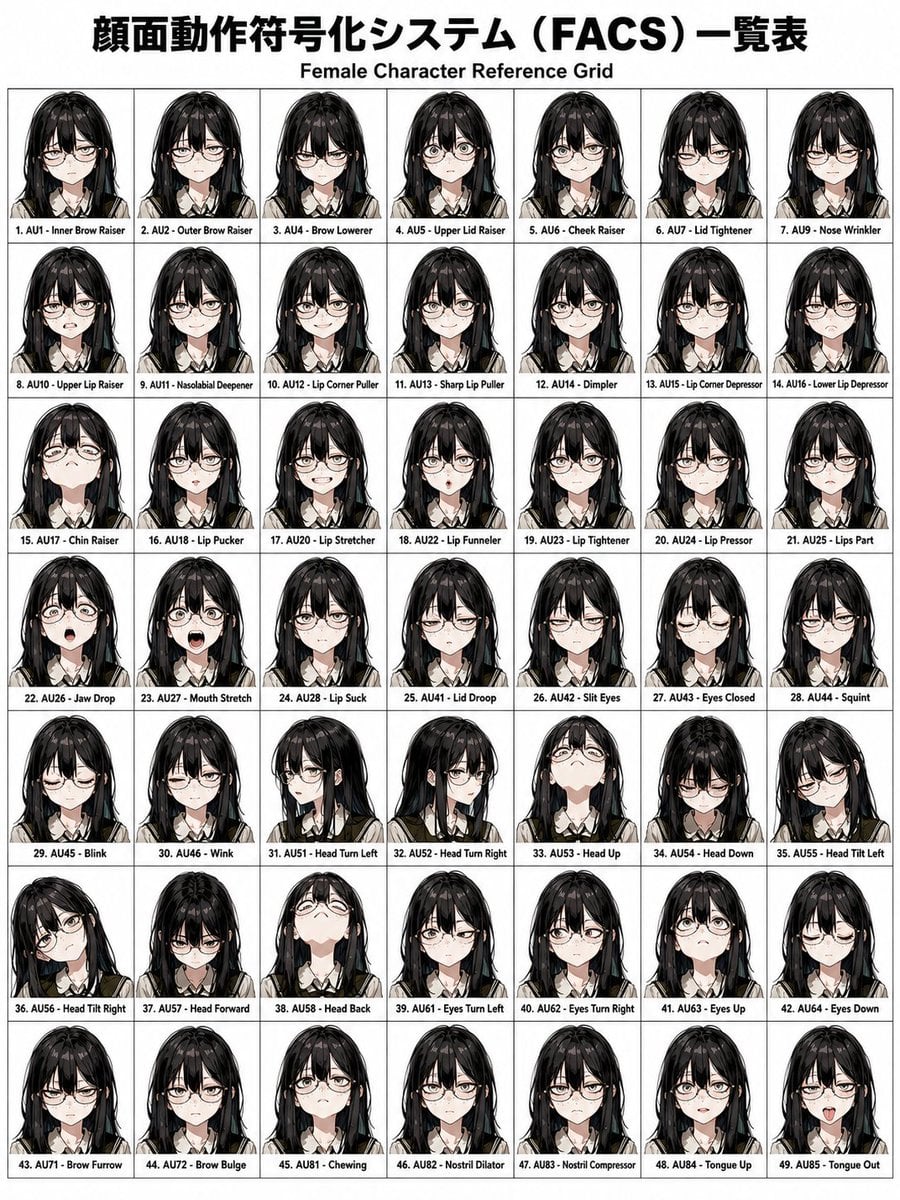 FACS Facial Expression Control