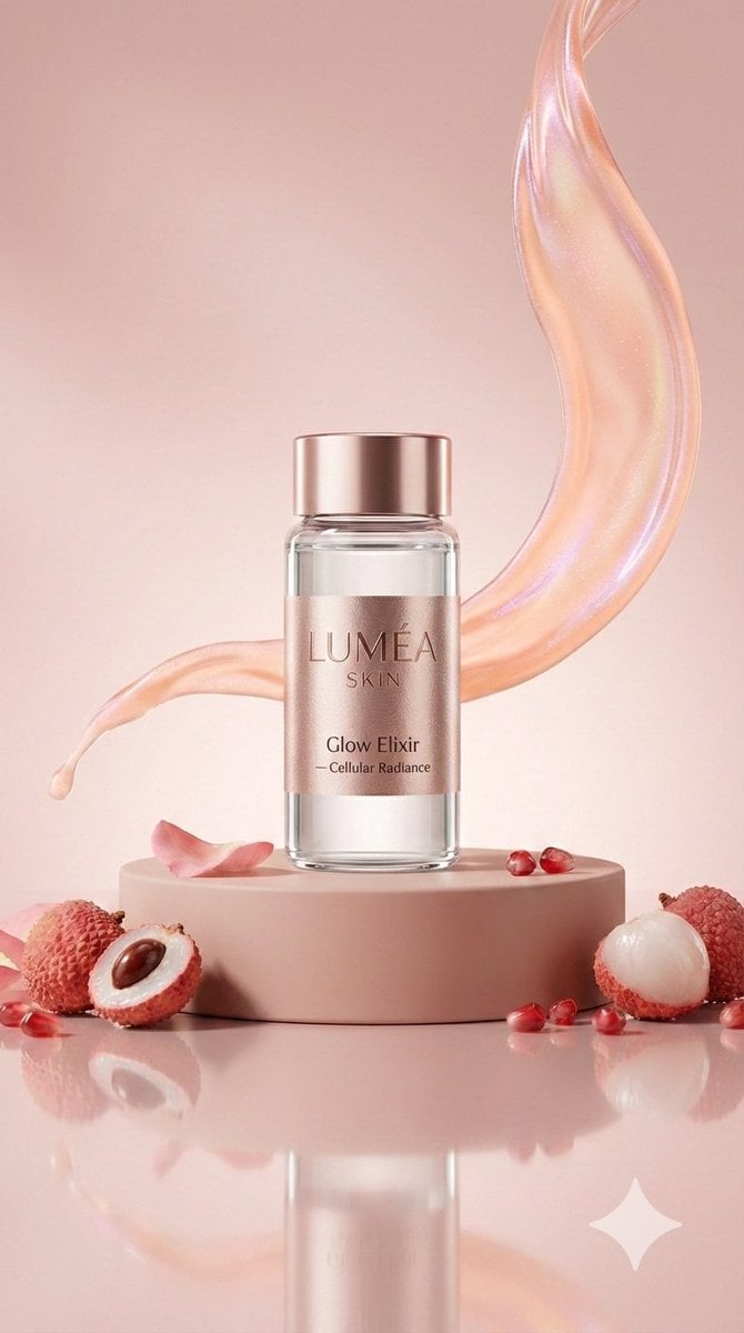 Luxury Skincare Commercial Photography: Glow Elixir