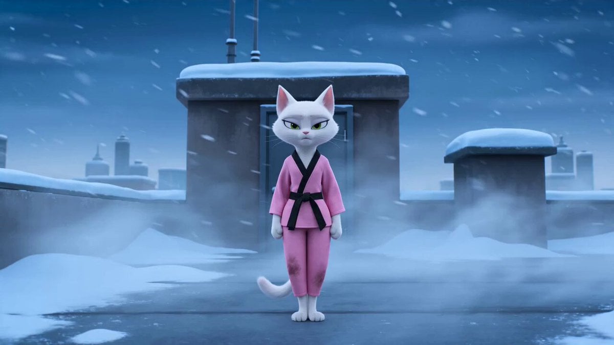 Single-Shot Cat Martial Arts Comedy