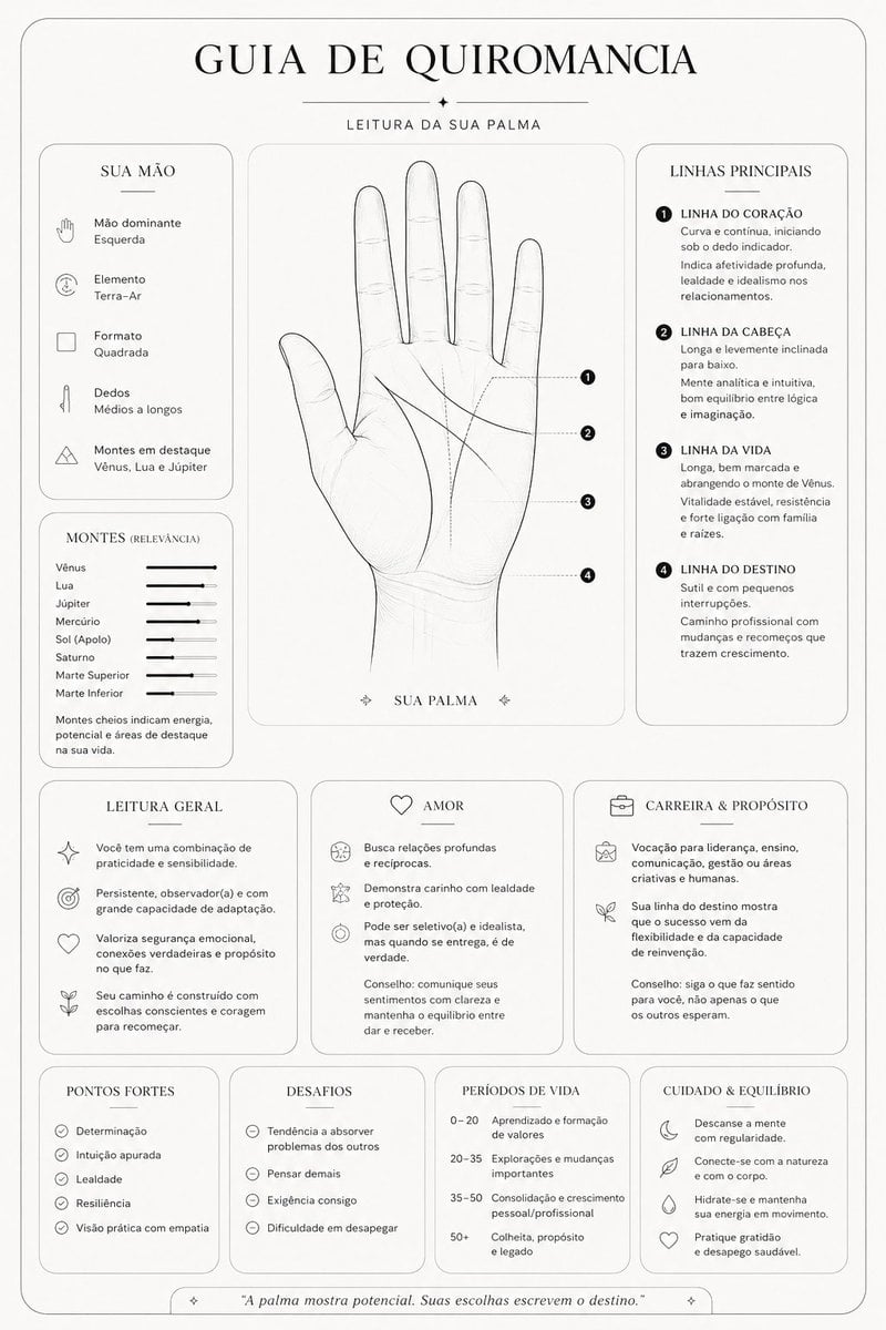 Minimalist Palmistry Guide Prompt