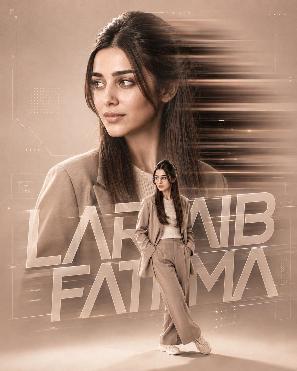 Sarah Nabila Cinematic Double Exposure — AI image template example