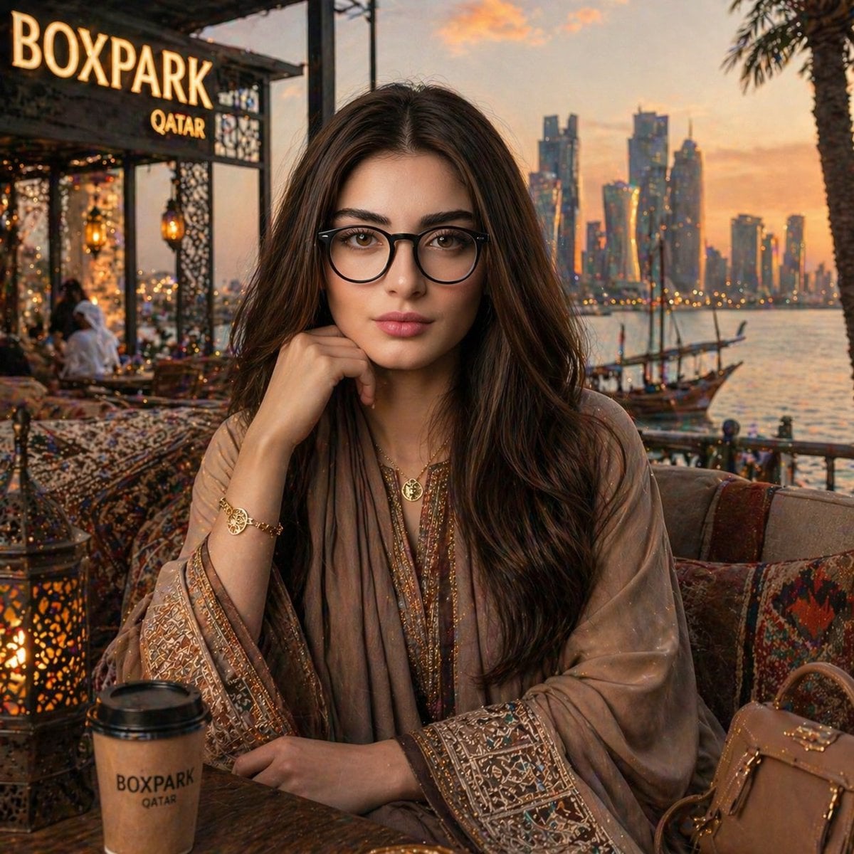 Doha Waterfront Portrait