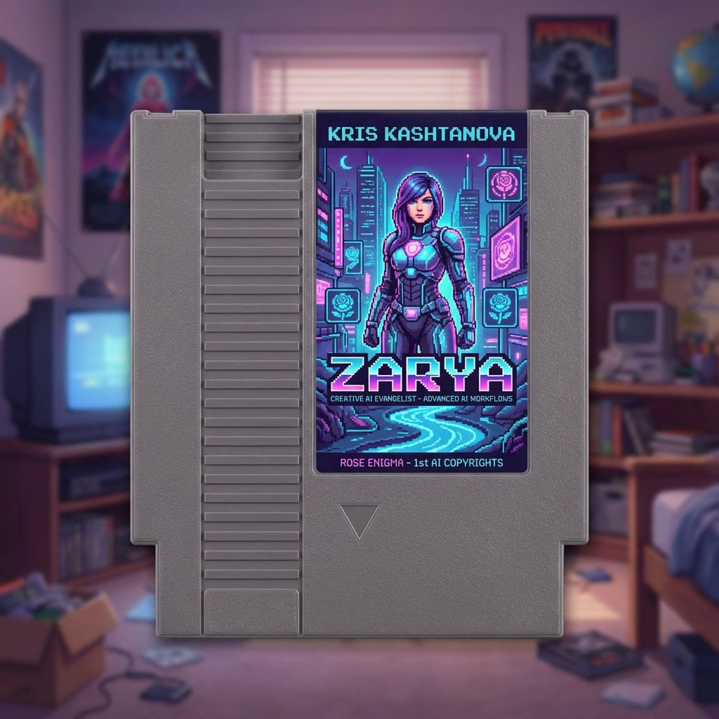 Turn a social bio into a NES cartridge cover
