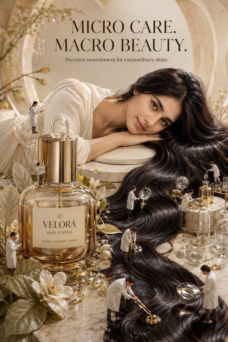 Luxury Beauty Campaign Surreal Miniature