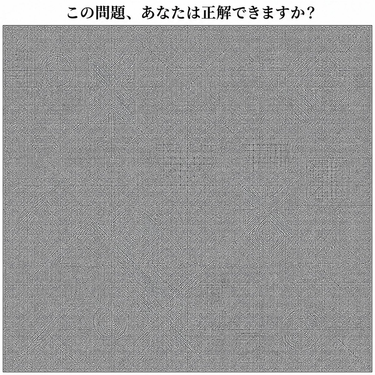 Ultra-Dense Japanese Maze Puzzle