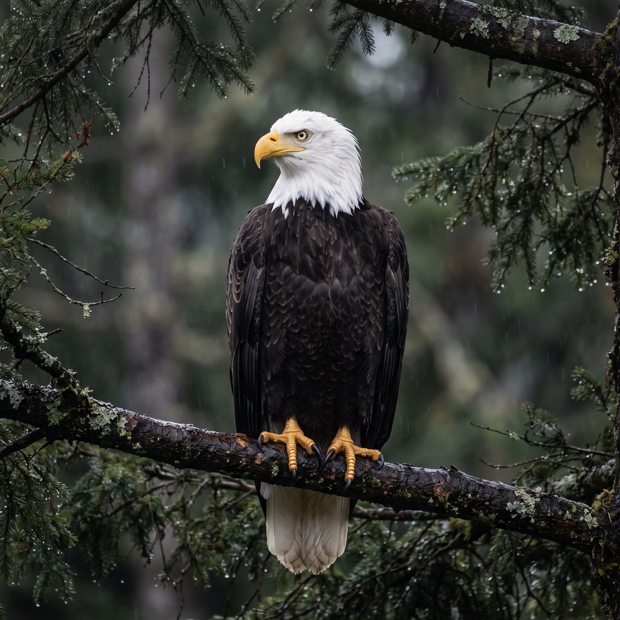 Majestic Bald Eagle Wildlife Portrait