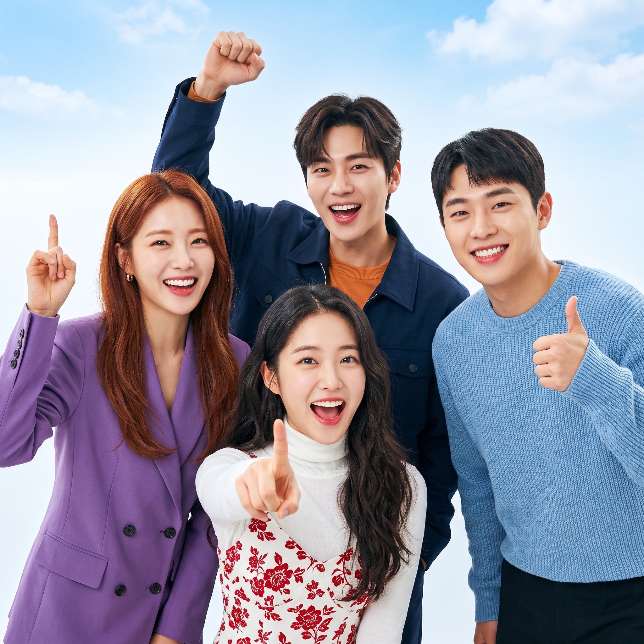 Vibrant K-drama Promotional Poster