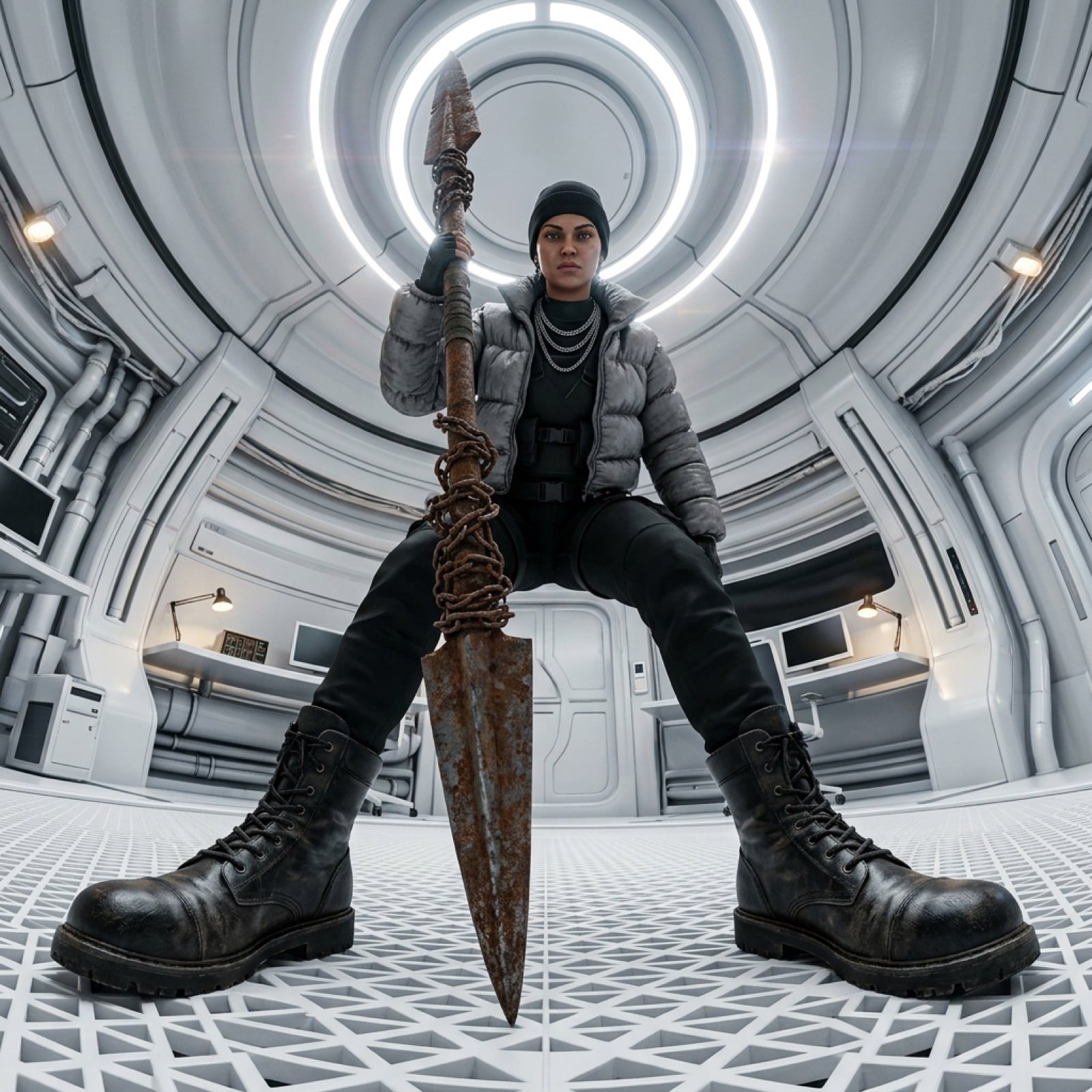 Cinematic 360-Degree Orbital Tracking Shot Video Prompt