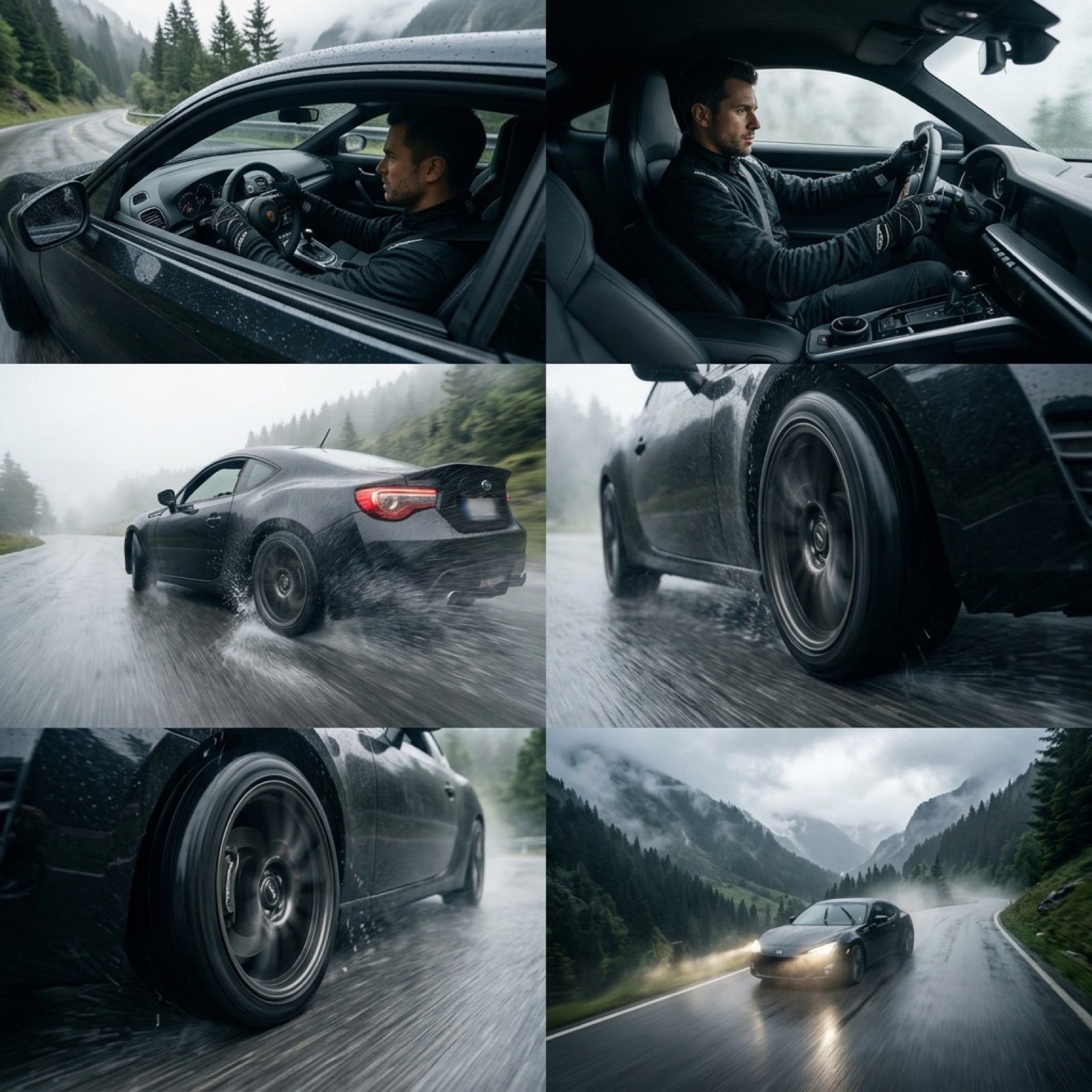 Epic Cinematic Mountain Car Descent