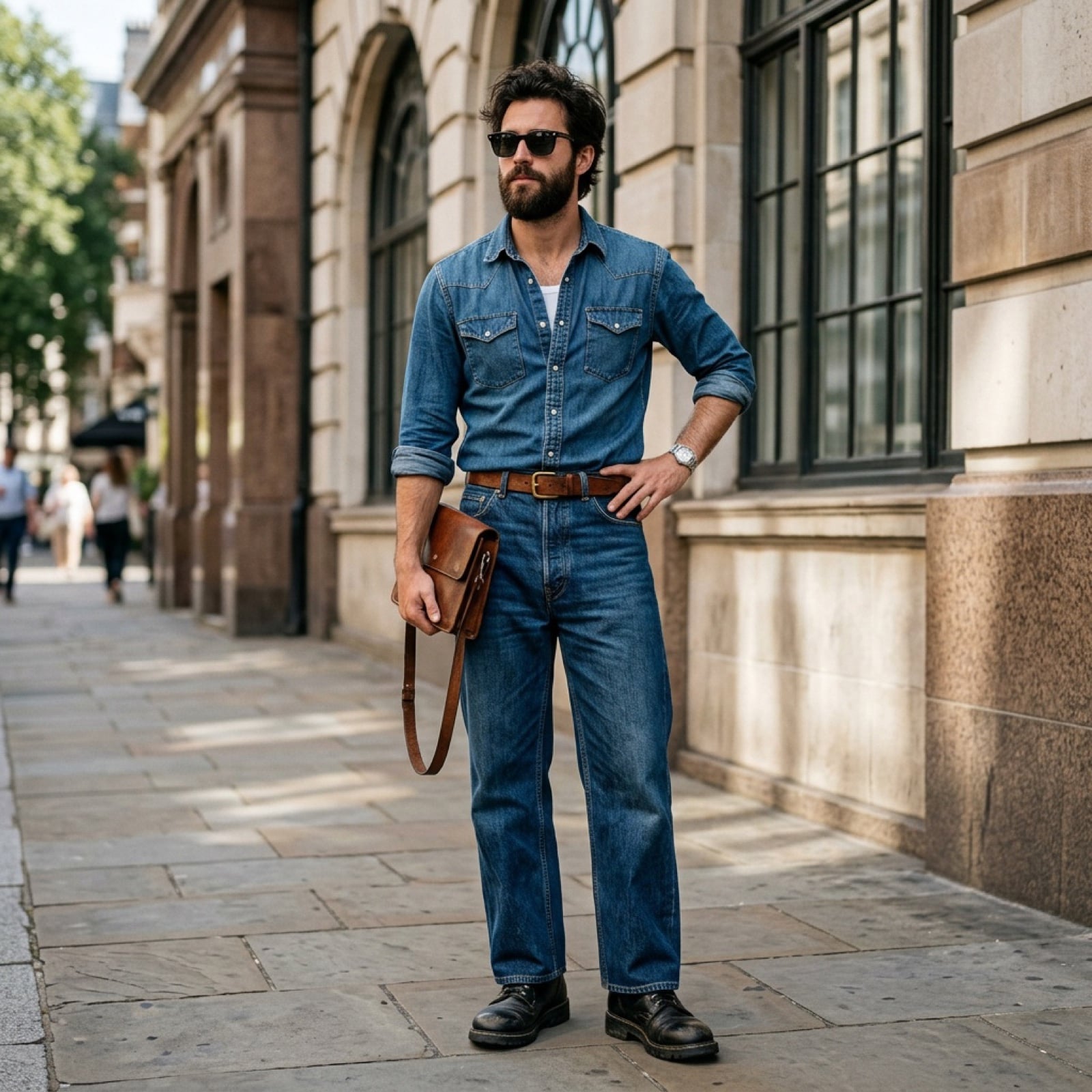 Hyper-realistic Street Fashion Portrait with Identity Preservation
