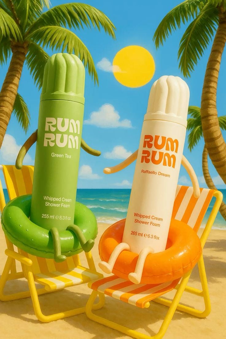 Tropical Skincare Beach Day