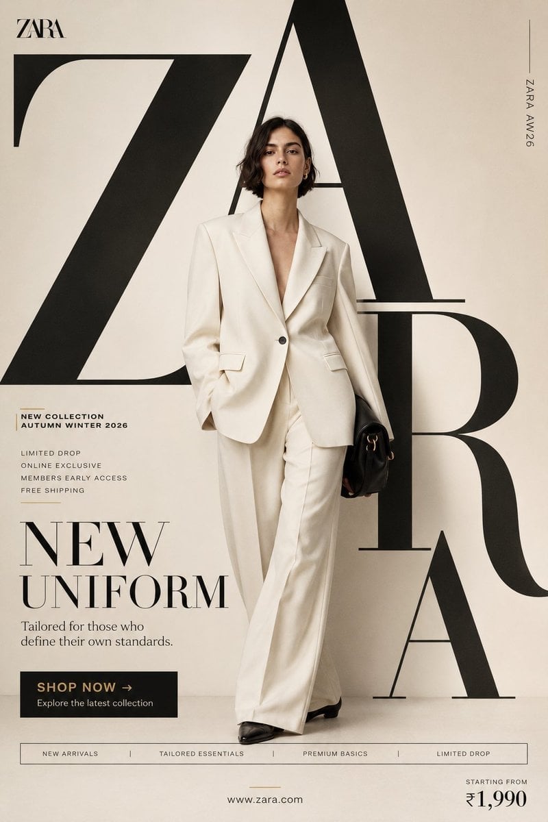 Ultra-Premium Fashion SMM Poster NEW UNIFORM