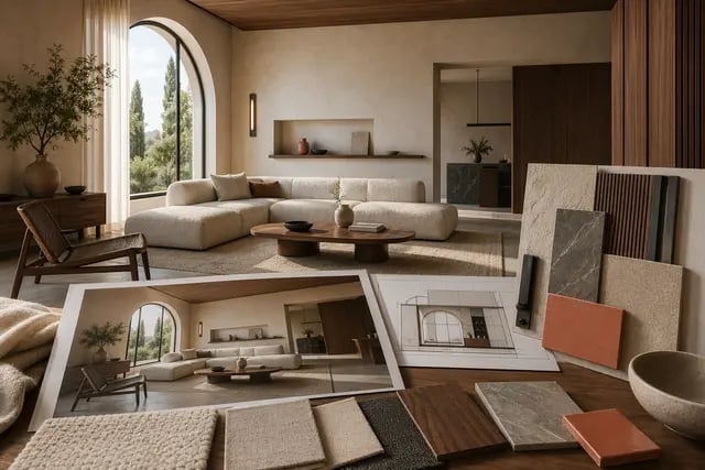 Interior moodboard
