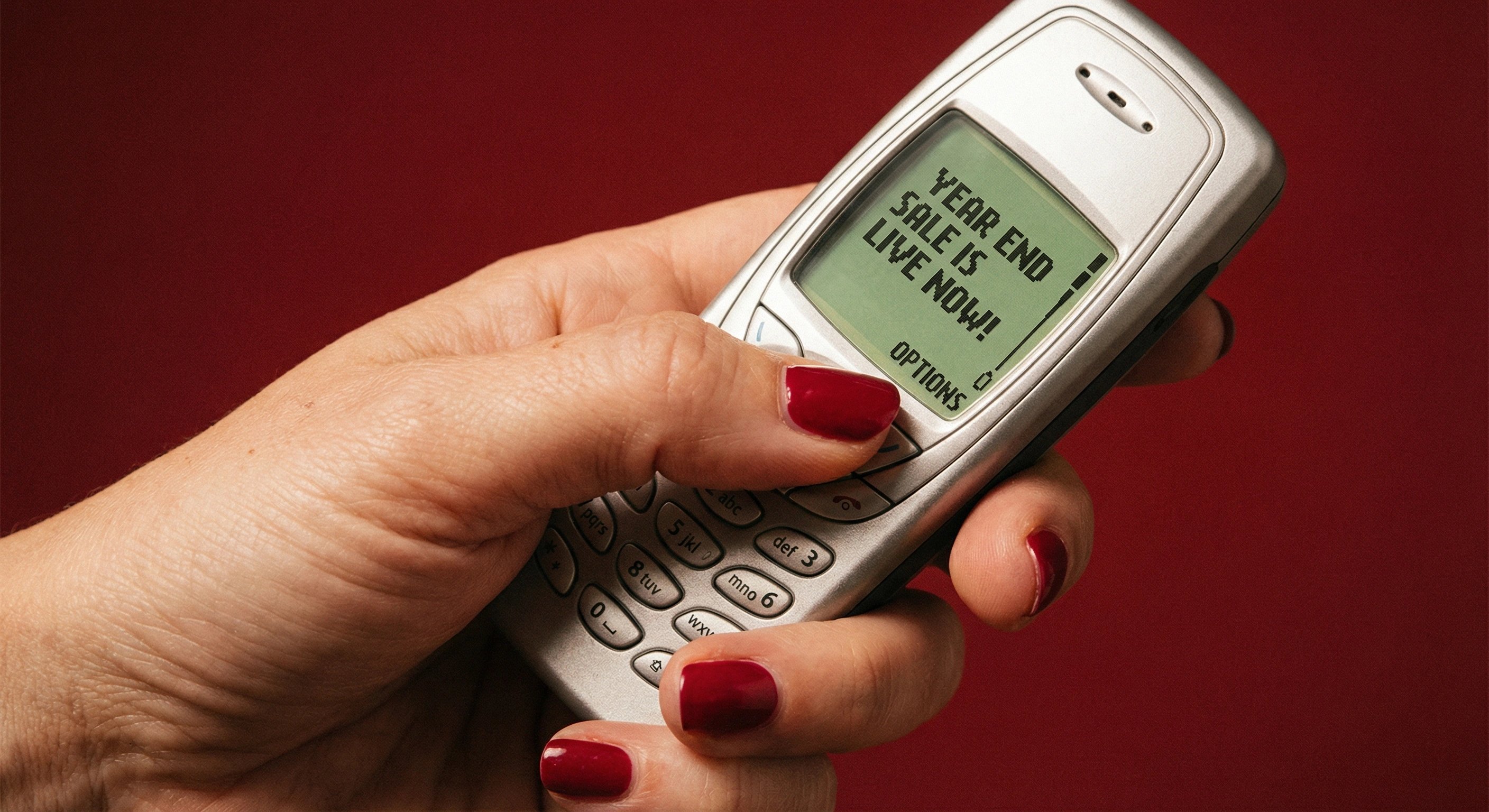 Retro Mobile Sale Alert Template