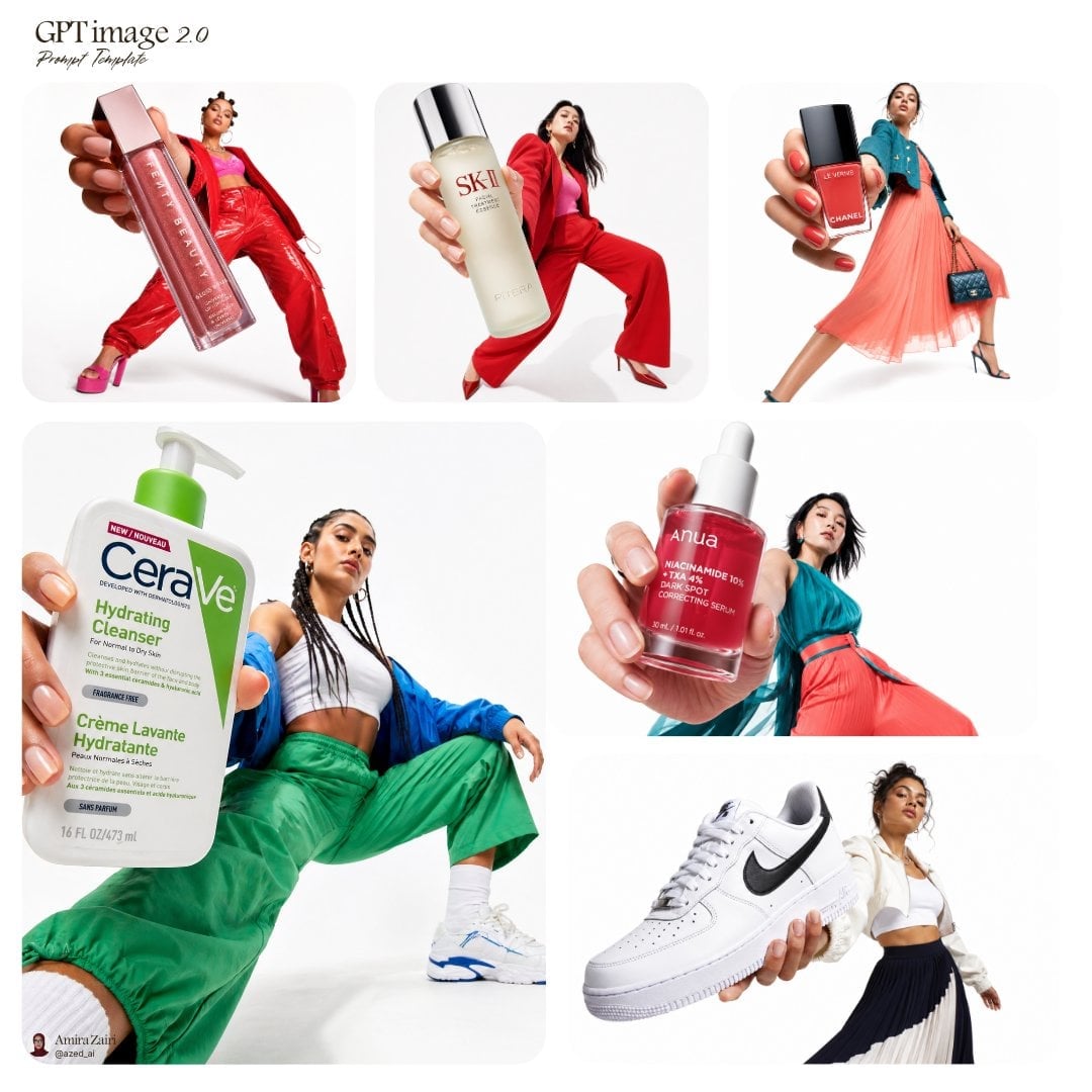 Low Angle Product Fashion Campaign