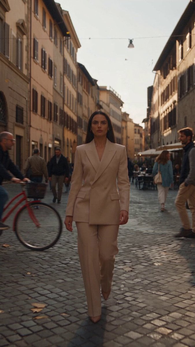 Italian Old-Town Time-Freeze Walk