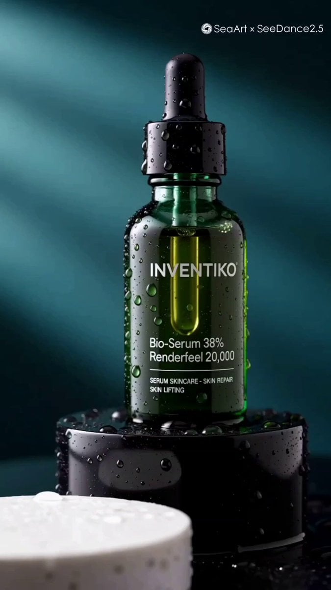 Luxury Skincare Serum Commercial