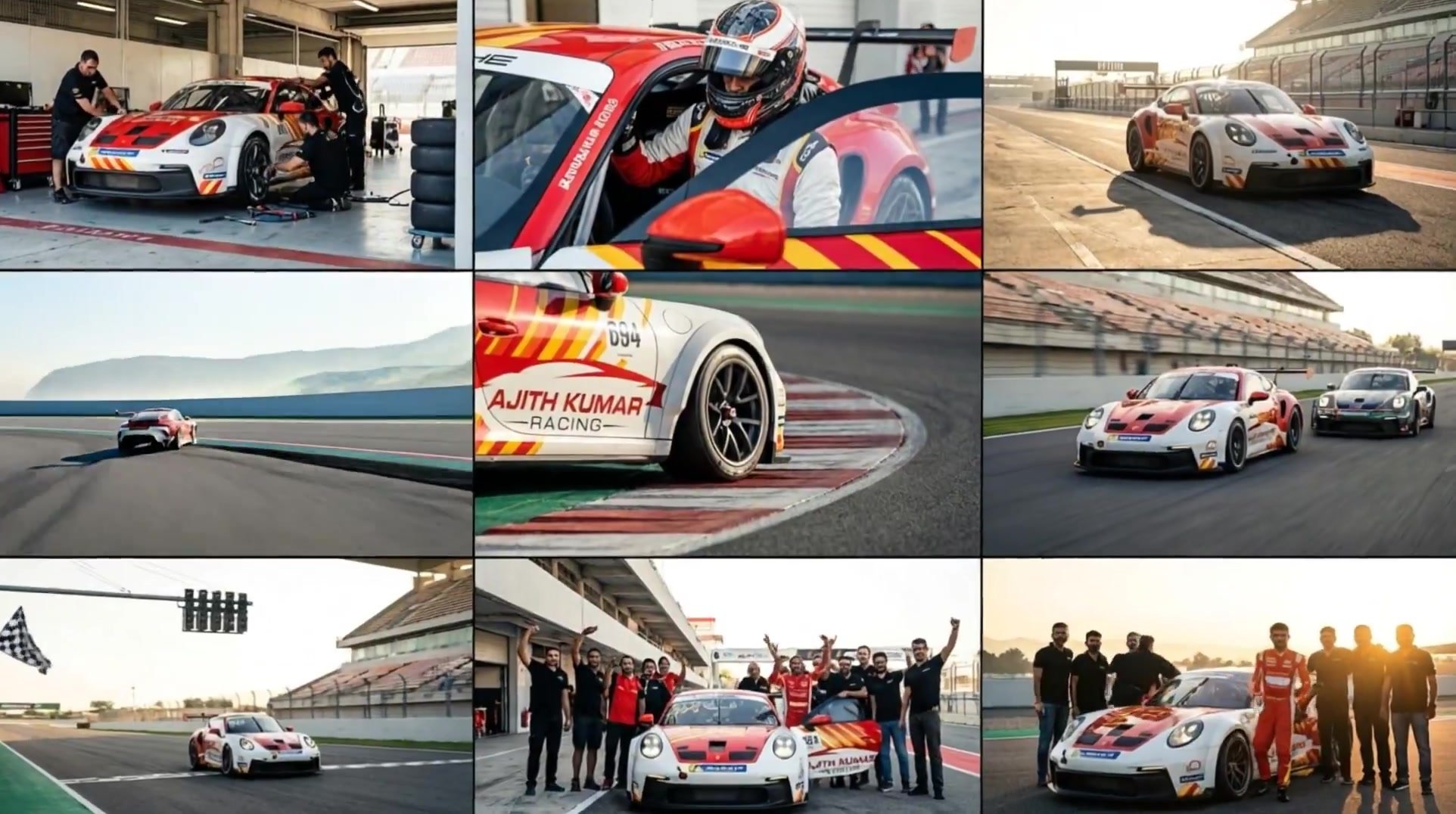 3x3 Grid Storyboard Racing — Kling 3.0 O3 Pro