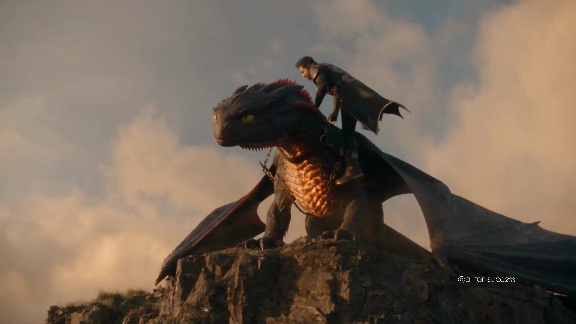 Dragon Rider Cinematic Flight — Seedance 2.5
