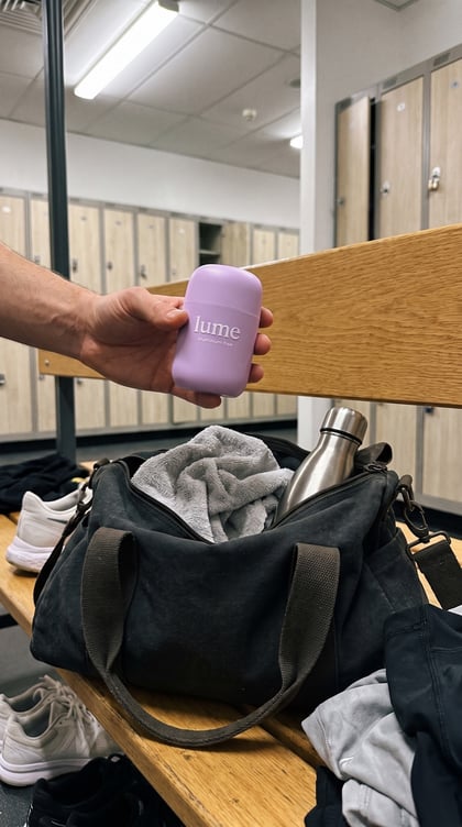 Gym bag — UGC template for Lume