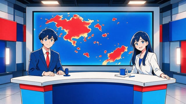 Cel-Shaded Nightly News cover