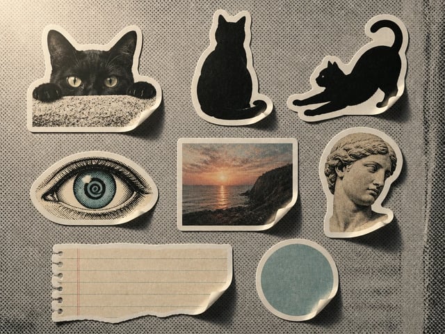 Photo to Journal Stickers cover — generated with this skill