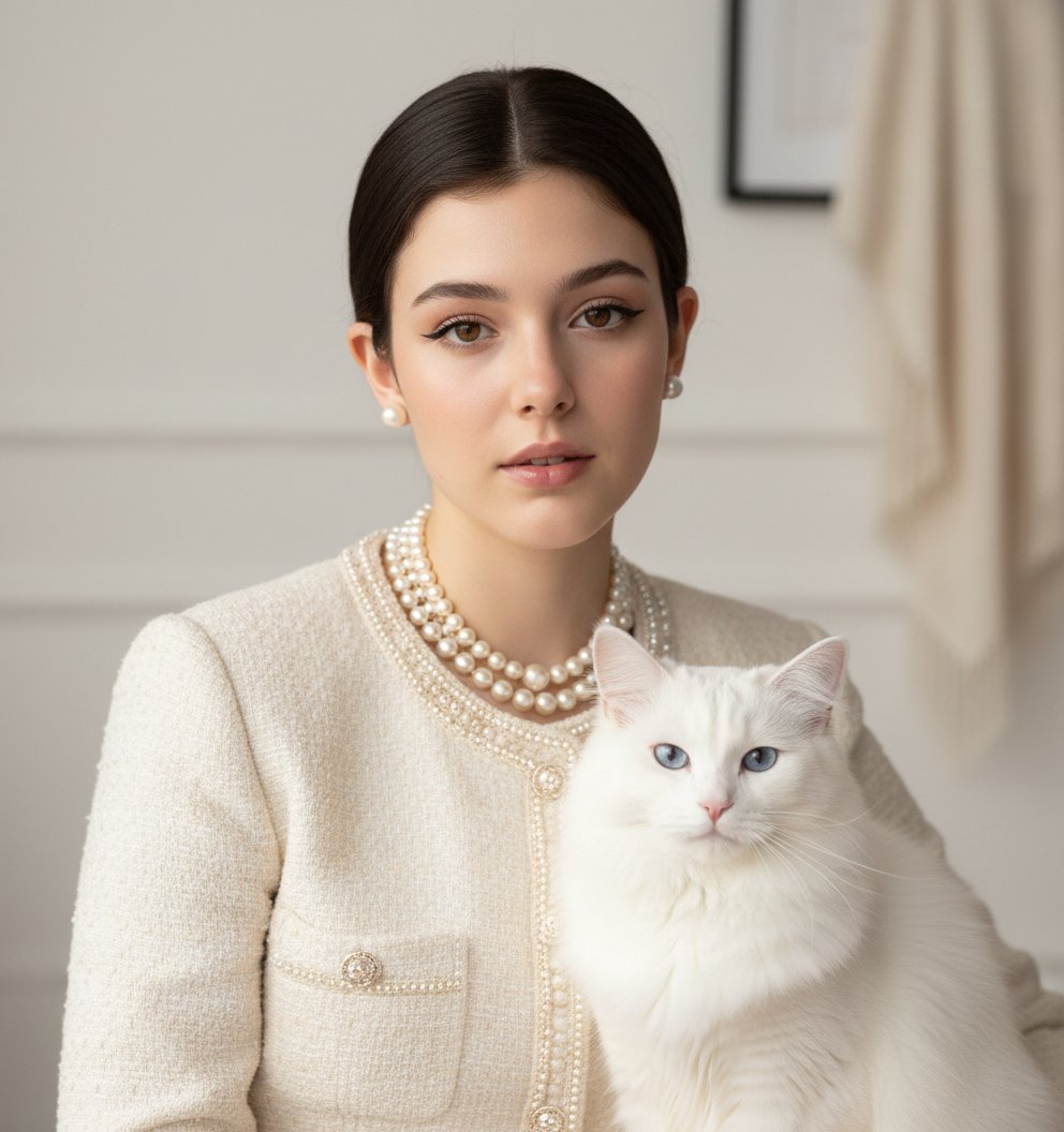 Pose with Cat Studio Portrait
