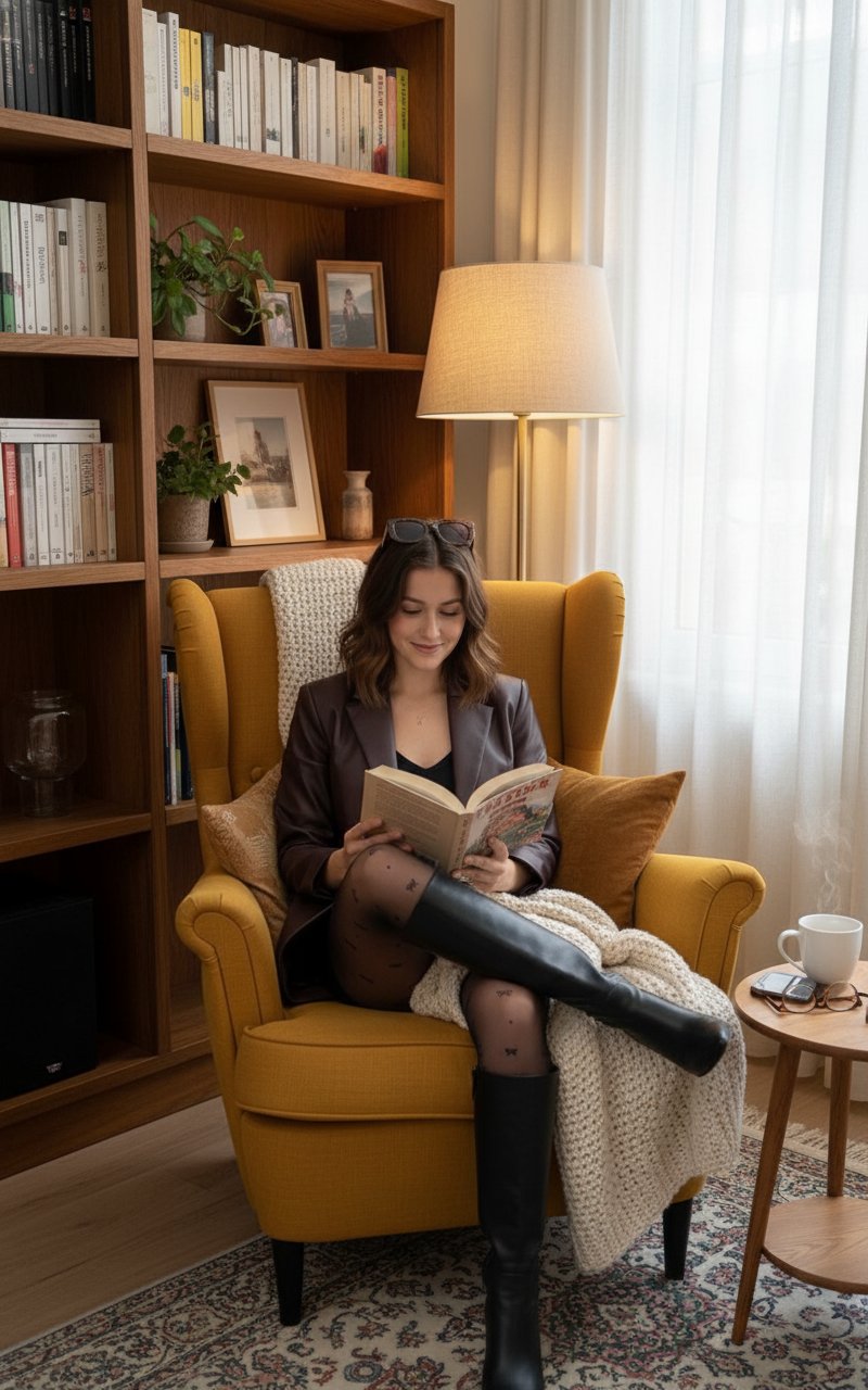 Instagram Post - Reading Book