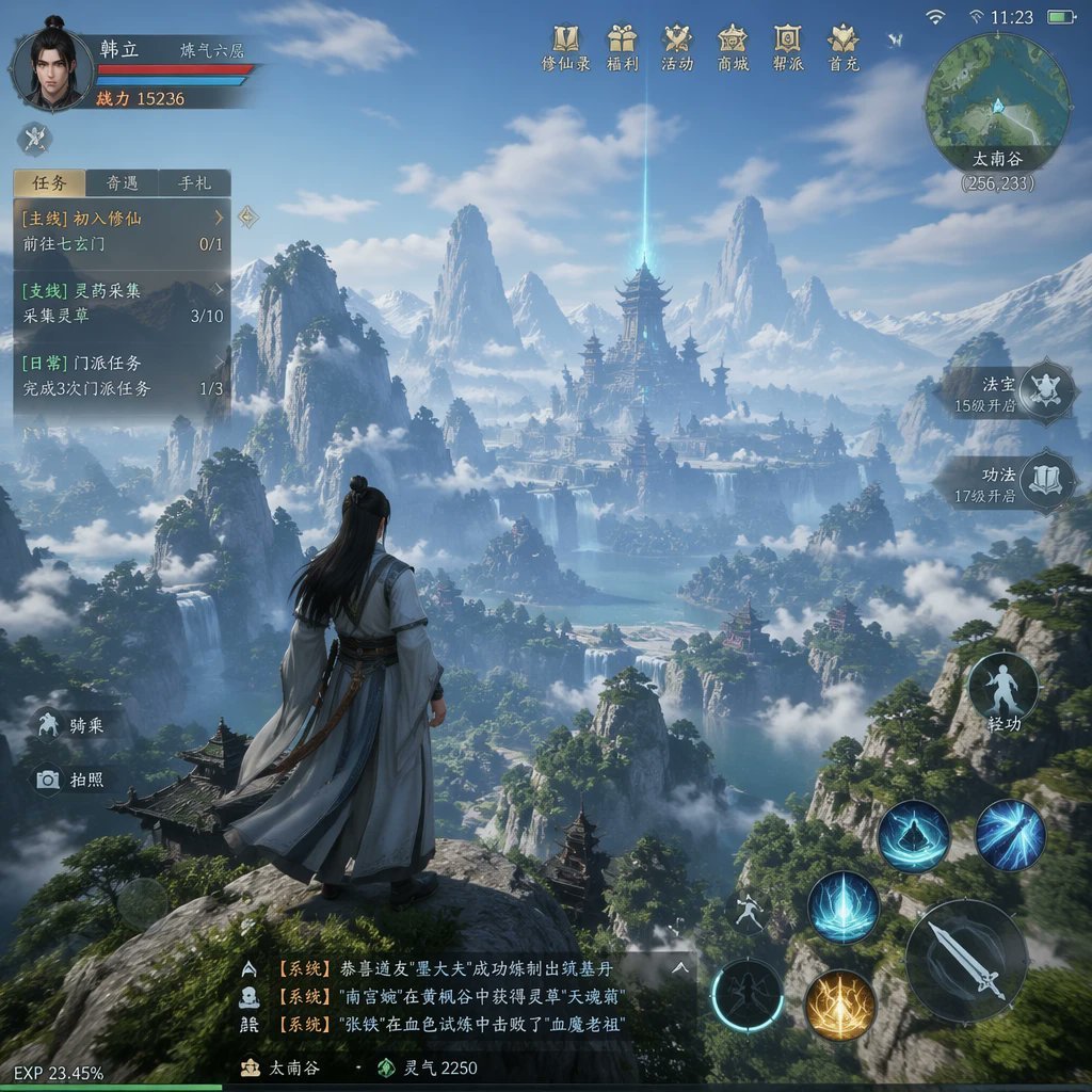 MMO Game World Screenshot