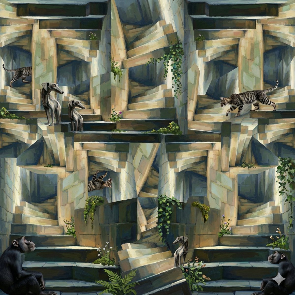 Image-to-Image Style Transfer: Collage to Cézanne Painting