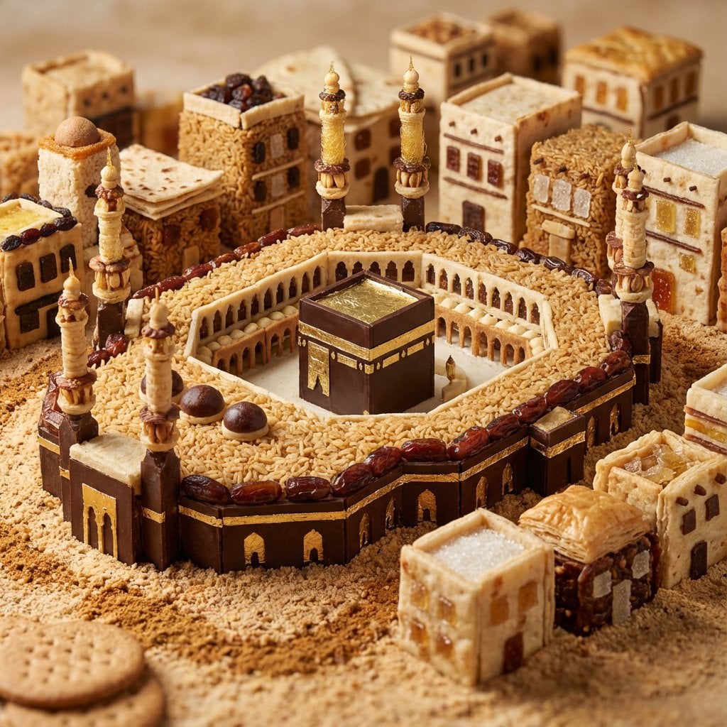 Edible Cityscape Diorama (Double Inference)