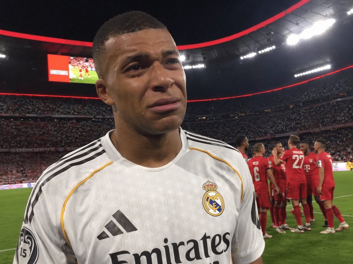 Kylian Mbappé Devastated Photo