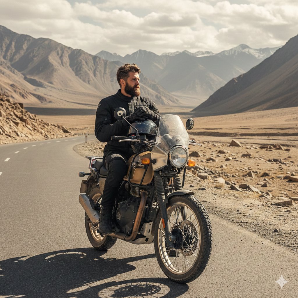 Himalayan Motorcycle Travel Photography
