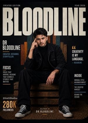 Fashion Editorial Magazine Cover