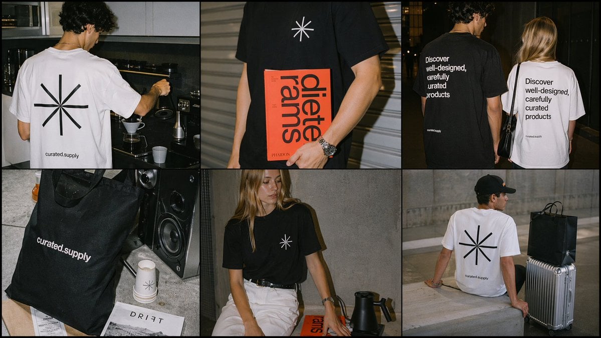 Minimal Streetwear Merch Campaign Grid