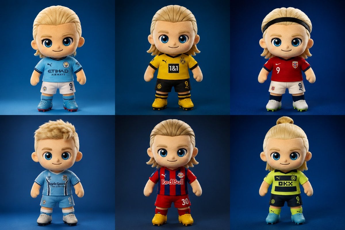 Plush Chibi Soccer Mascot
