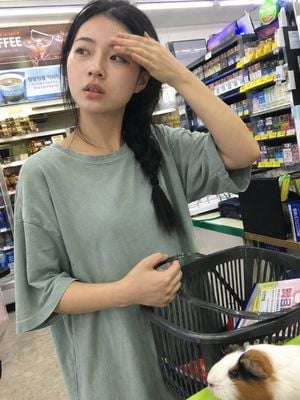 Candid Store Front-Camera Photo
