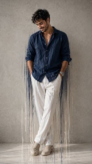 Melting Fashion Editorial Portrait