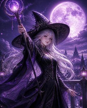 Silver Haired Witch Moonlight