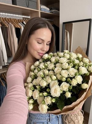 Cozy Flower Selfie