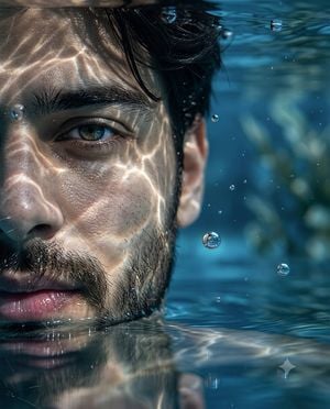 Underwater Macro Face Portrait