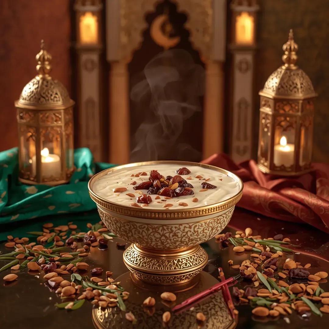 Ultra-Realistic Luxury Sheer Khurma Food Photography