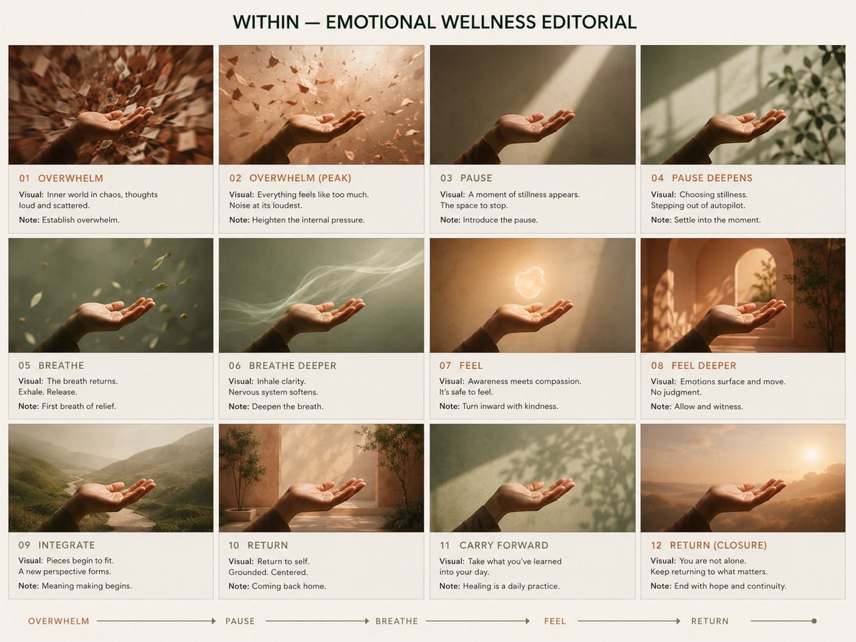 Premium Pitch Deck Storyboard