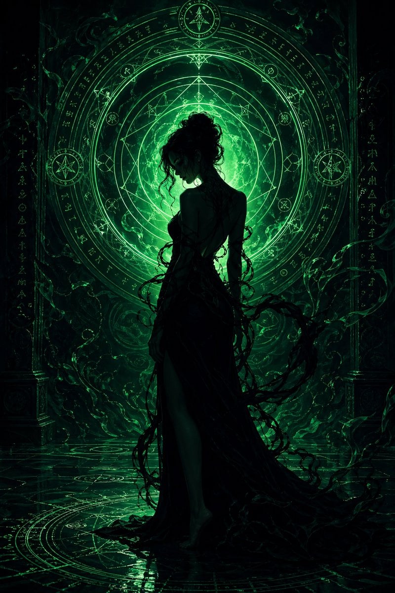 Emerald Dark Sorceress Ritual