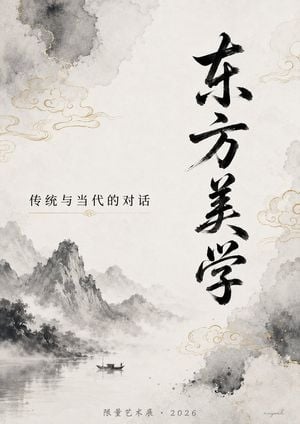 Elegant Chinese Ink Poster