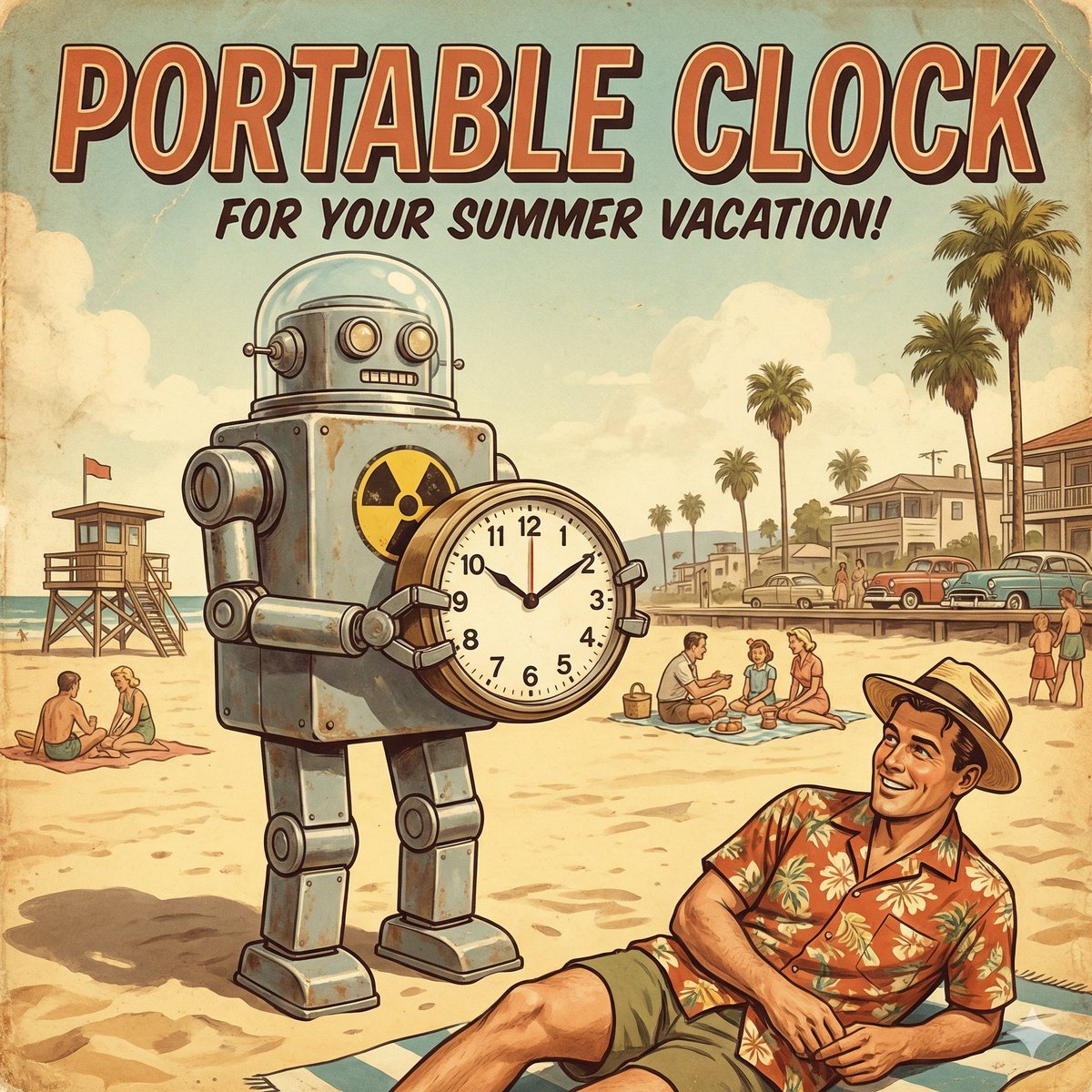 Retro Futurism smart watch prompt