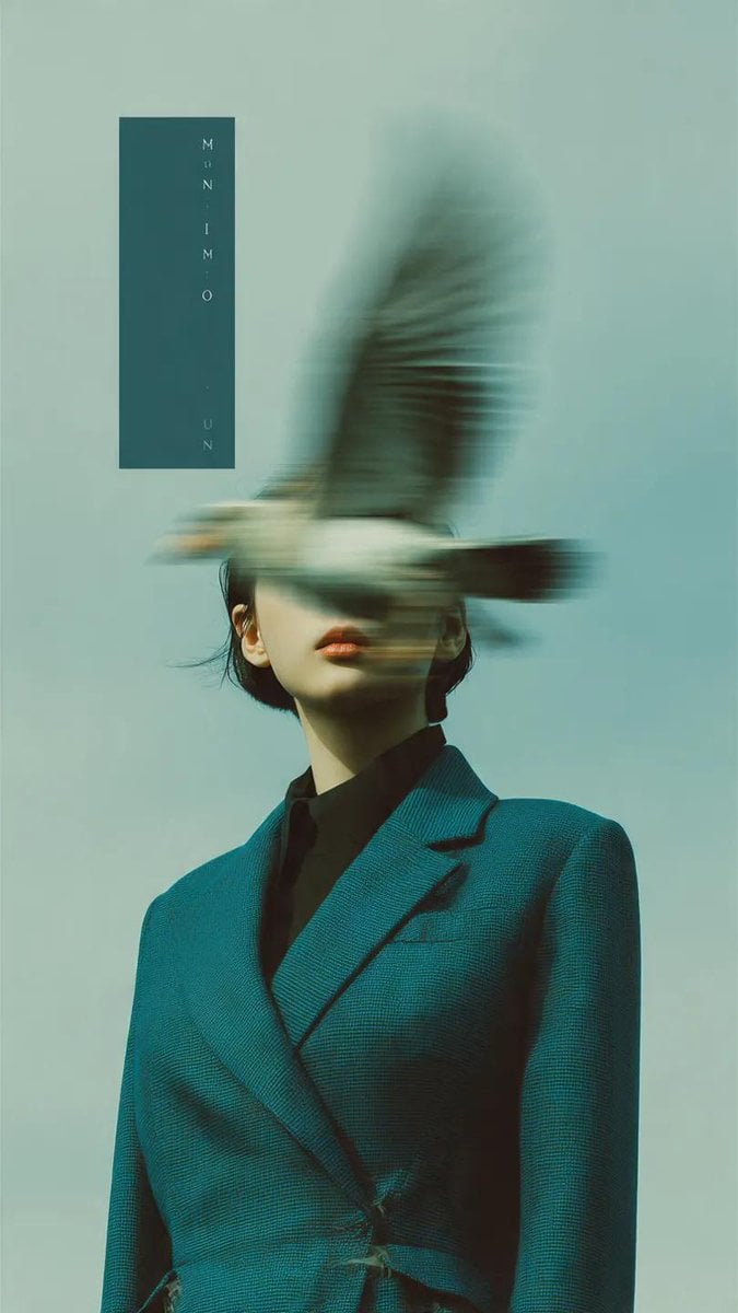 Avant-Garde Fashion Editorial Portrait