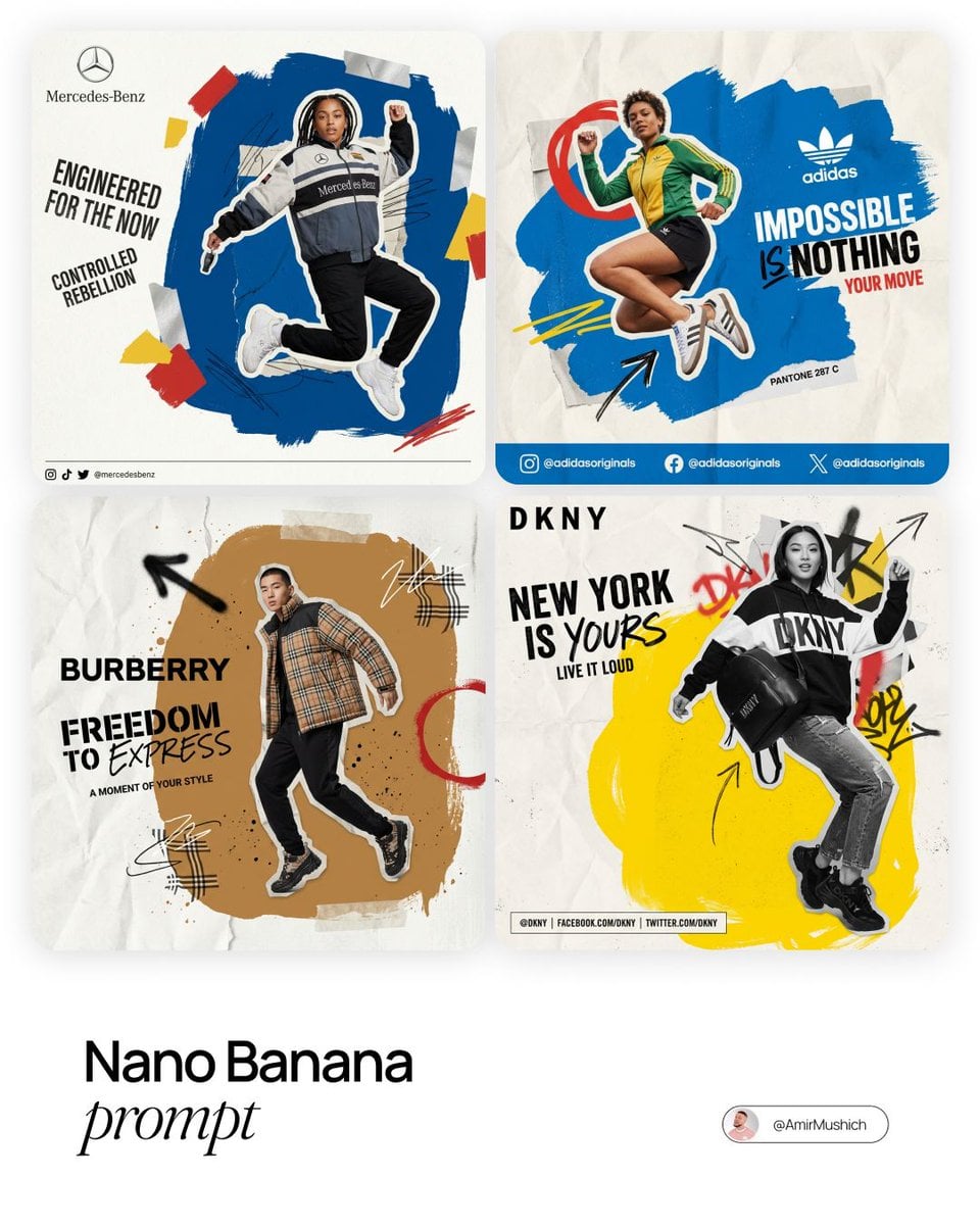 Fashion Photography with Graphic Design Chaos Prompt