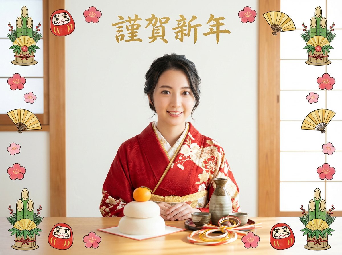 New Year's Portrait Photo Prompt for Nano Banana Pro