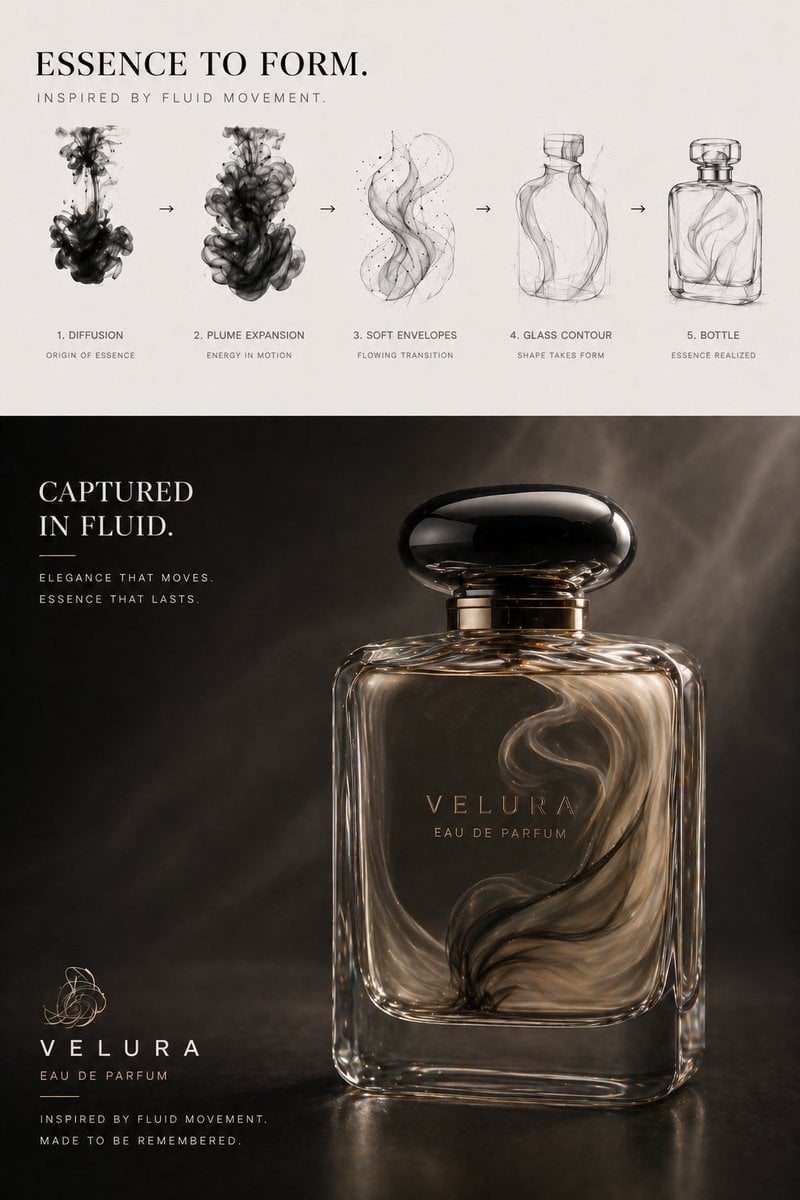 Perfume Design Evolution Poster